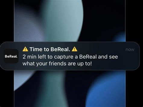 time to bereal notification|It’s Time to BeReal – A Two